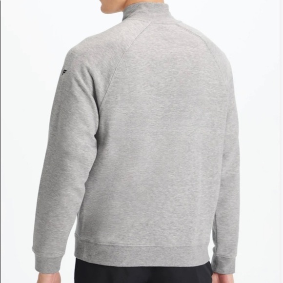 FABLETICS THE GO TO 1/4 ZIP FRONT SWEATSHIRT GRAY - Picture 2 of 5